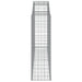 Coșuri gabion arcuite 8 buc, 300x50x160/180 cm, fier galvanizat - WALTI WALTI