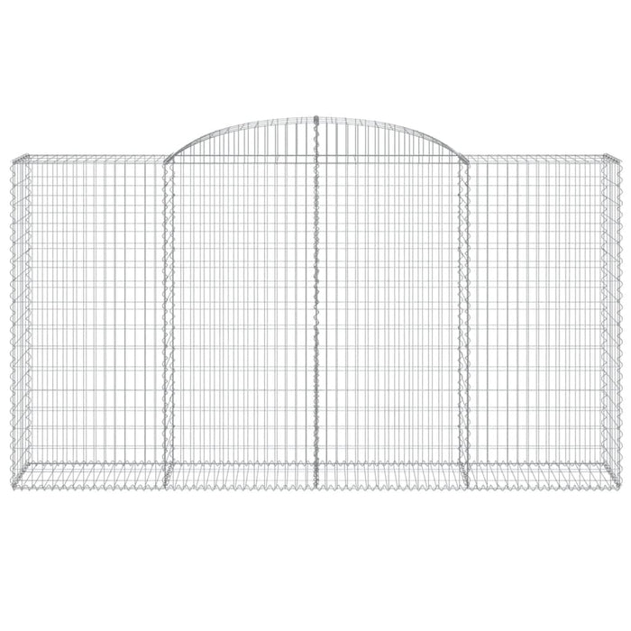 Coșuri gabion arcuite 9 buc, 300x50x160/180 cm, fier galvanizat - WALTI WALTI