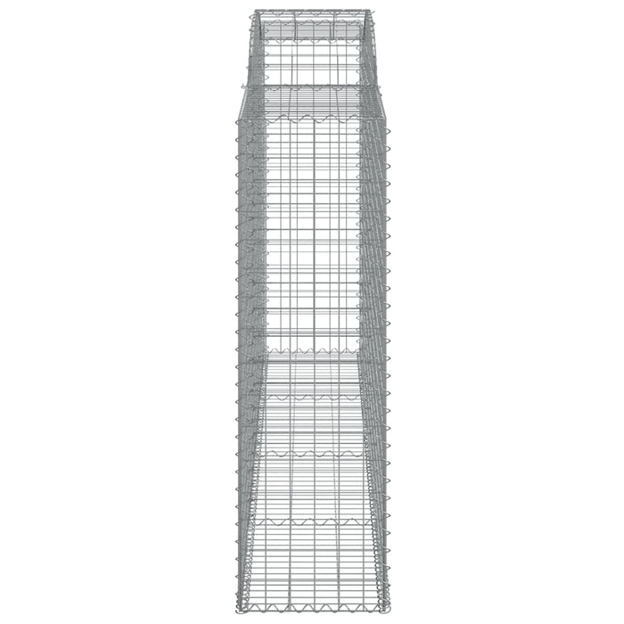 Coșuri gabion arcuite 9 buc, 300x50x160/180 cm, fier galvanizat - WALTI WALTI
