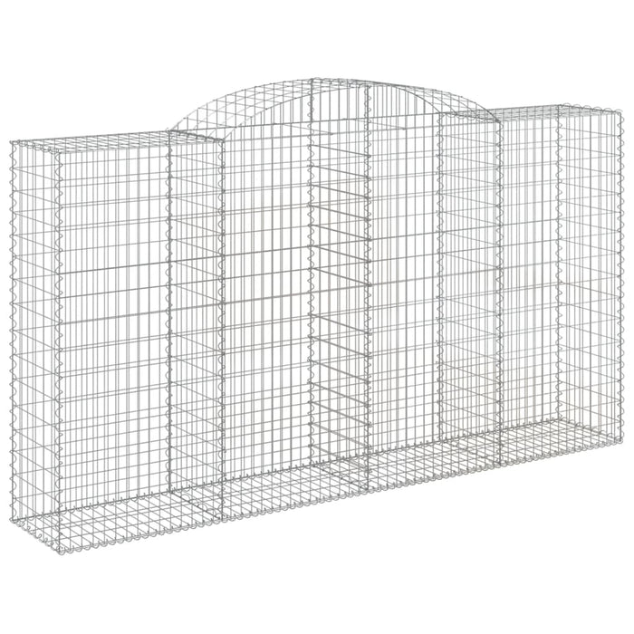 Coșuri gabion arcuite 12 buc, 300x50x160/180cm, fier galvanizat - WALTI WALTI