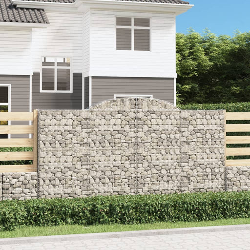 Coșuri gabion arcuite 12 buc, 300x50x160/180cm, fier galvanizat - WALTI WALTI