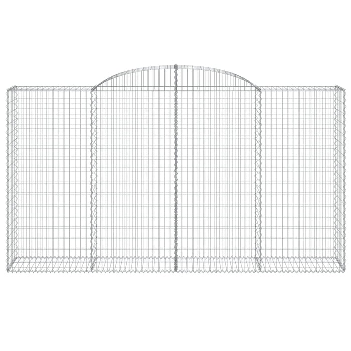 Coșuri gabion arcuite 3 buc, 300x50x160/180 cm, fier galvanizat - WALTI WALTI