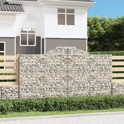 Coșuri gabion arcuite 3 buc, 300x50x160/180 cm, fier galvanizat - WALTI WALTI