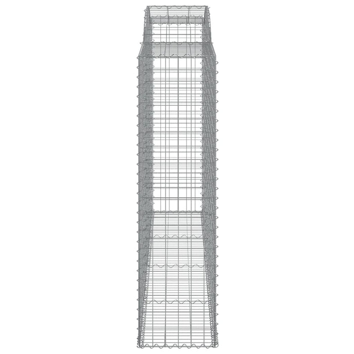 Coșuri gabion arcuite 2 buc, 300x50x180/200 cm, fier galvanizat - WALTI WALTI