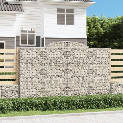 Coșuri gabion arcuite 2 buc, 300x50x180/200 cm, fier galvanizat - WALTI WALTI