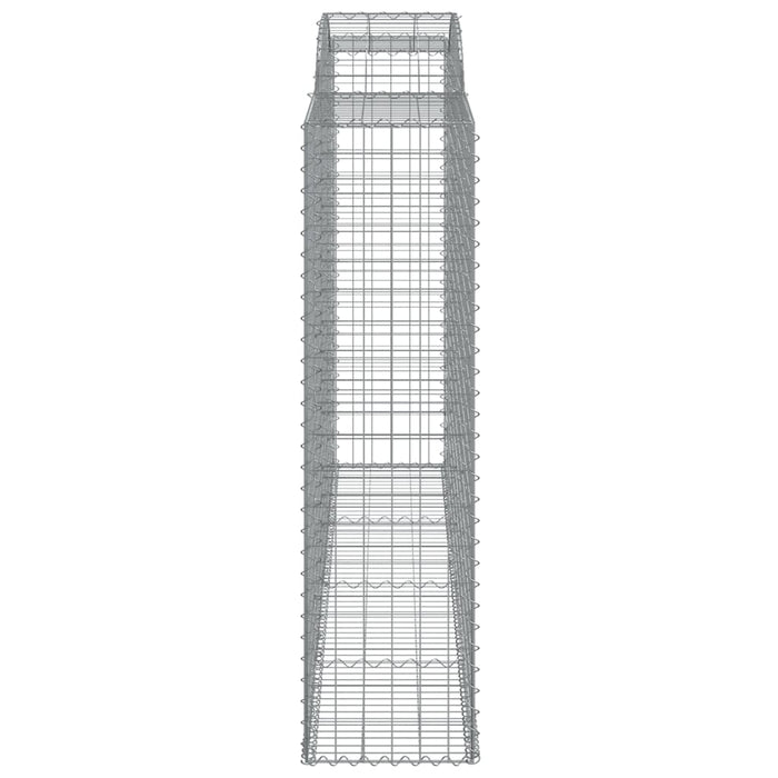 Coșuri gabion arcuite 4 buc, 300x50x180/200 cm, fier galvanizat - WALTI WALTI