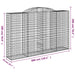 Coșuri gabion arcuite 6 buc, 300x50x180/200 cm, fier galvanizat - WALTI WALTI