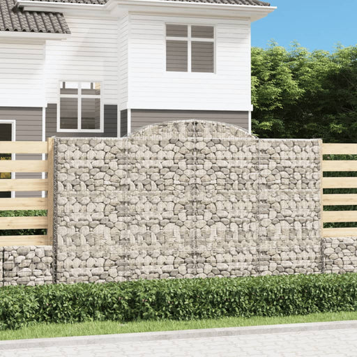 Coșuri gabion arcuite 8 buc, 300x50x180/200 cm, fier galvanizat - WALTI WALTI
