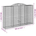Coșuri gabion arcuite 9 buc, 300x50x180/200 cm, fier galvanizat - WALTI WALTI