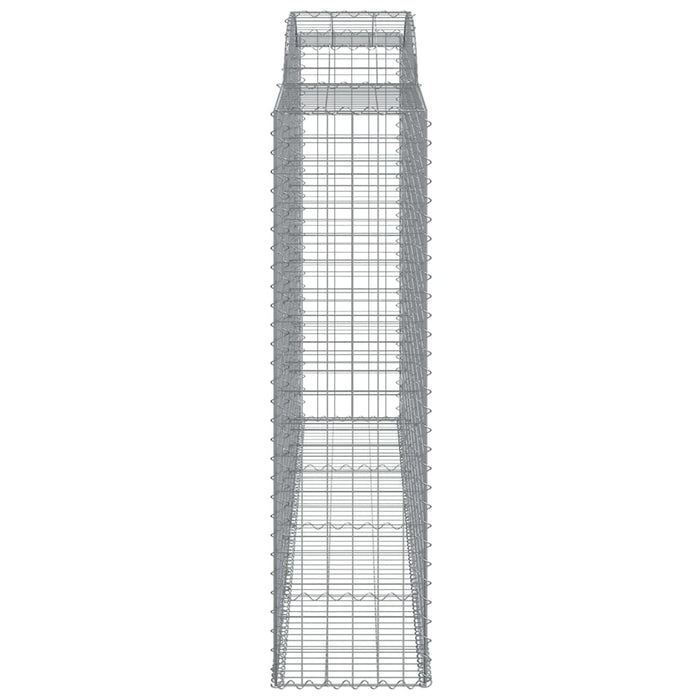 Coșuri gabion arcuite 10 buc, 300x50x180/200 cm fier galvanizat - WALTI WALTI