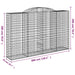 Coșuri gabion arcuite 10 buc, 300x50x180/200 cm fier galvanizat - WALTI WALTI