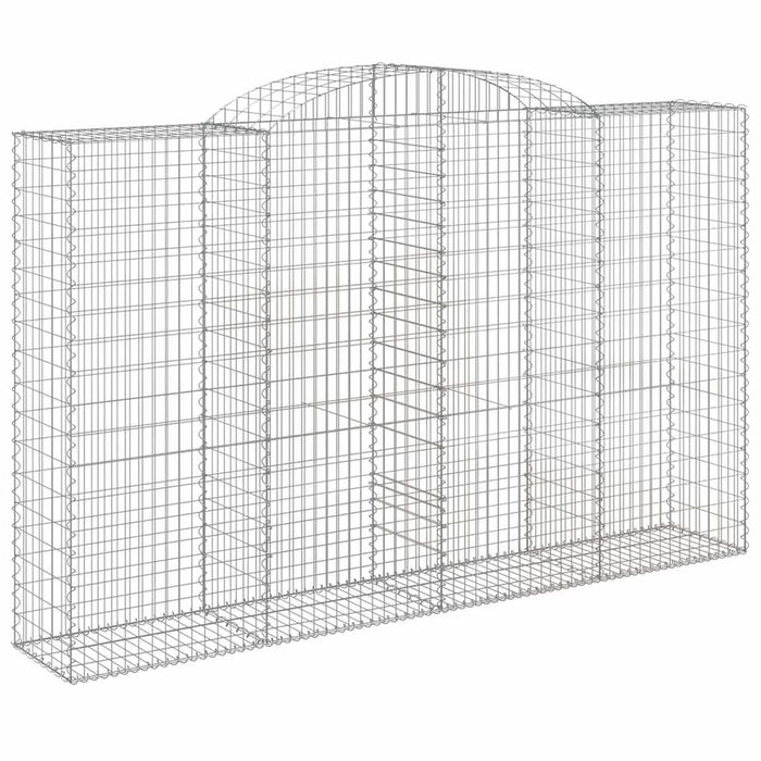 Coșuri gabion arcuite 11 buc, 300x50x180/200 cm fier galvanizat - WALTI WALTI
