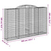 Coșuri gabion arcuite 11 buc, 300x50x180/200 cm fier galvanizat - WALTI WALTI