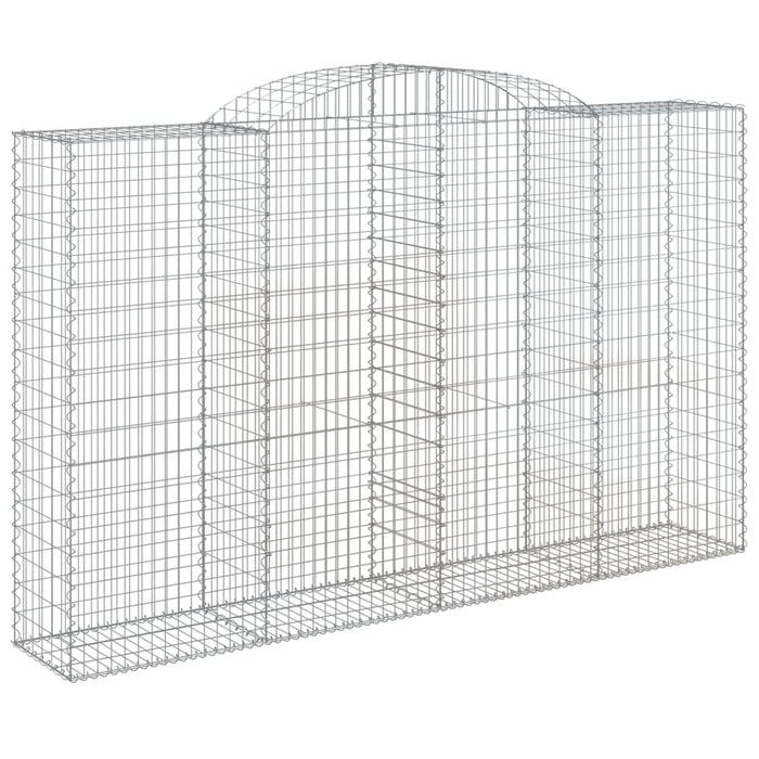 Coșuri gabion arcuite 12 buc, 300x50x180/200 cm fier galvanizat - WALTI WALTI
