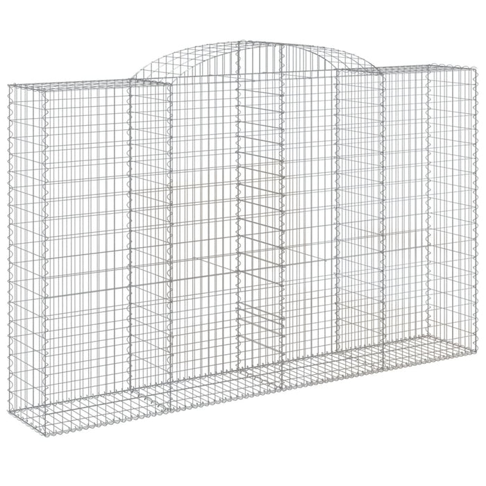 Coșuri gabion arcuite 13 buc, 300x50x180/200 cm fier galvanizat - WALTI WALTI
