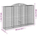 Coșuri gabion arcuite 13 buc, 300x50x180/200 cm fier galvanizat - WALTI WALTI