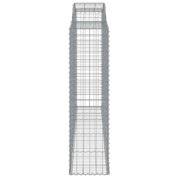 Coșuri gabion arcuite 15 buc, 300x50x180/200 cm fier galvanizat - WALTI WALTI