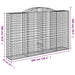 Coșuri gabion arcuite 15 buc, 300x50x180/200 cm fier galvanizat - WALTI WALTI