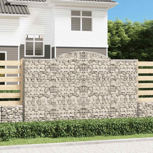 Coșuri gabion arcuite 15 buc, 300x50x180/200 cm fier galvanizat - WALTI WALTI