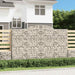 Coșuri gabion arcuite 15 buc, 300x50x180/200 cm fier galvanizat - WALTI WALTI