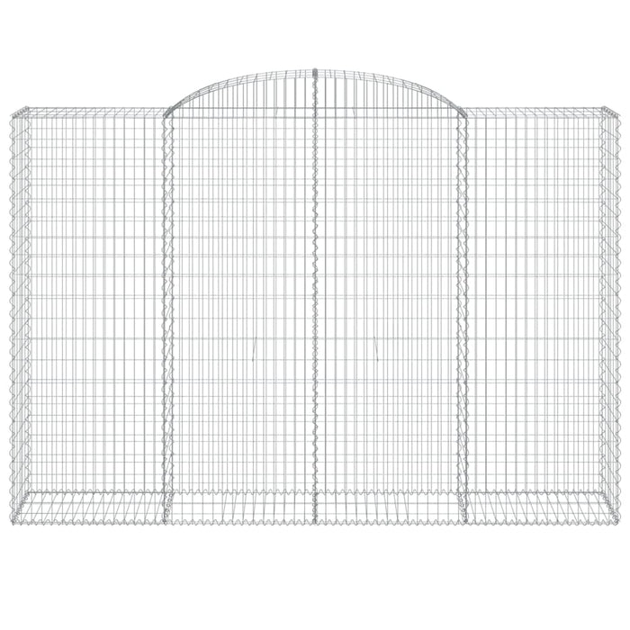 Coșuri gabion arcuite 4 buc. 300x50x200/220 cm, fier galvanizat - WALTI WALTI