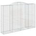 Coșuri gabion arcuite 5 buc. 300x50x200/220 cm, fier galvanizat - WALTI WALTI