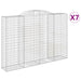Coșuri gabion arcuite 7 buc. 300x50x200/220 cm, fier galvanizat - WALTI WALTI