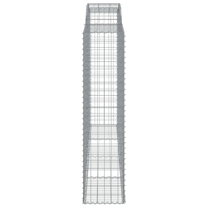 Coșuri gabion arcuite 10 buc. 300x50x200/220 cm fier galvanizat - WALTI WALTI