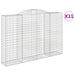 Coșuri gabion arcuite 11 buc. 300x50x200/220 cm fier galvanizat - WALTI WALTI