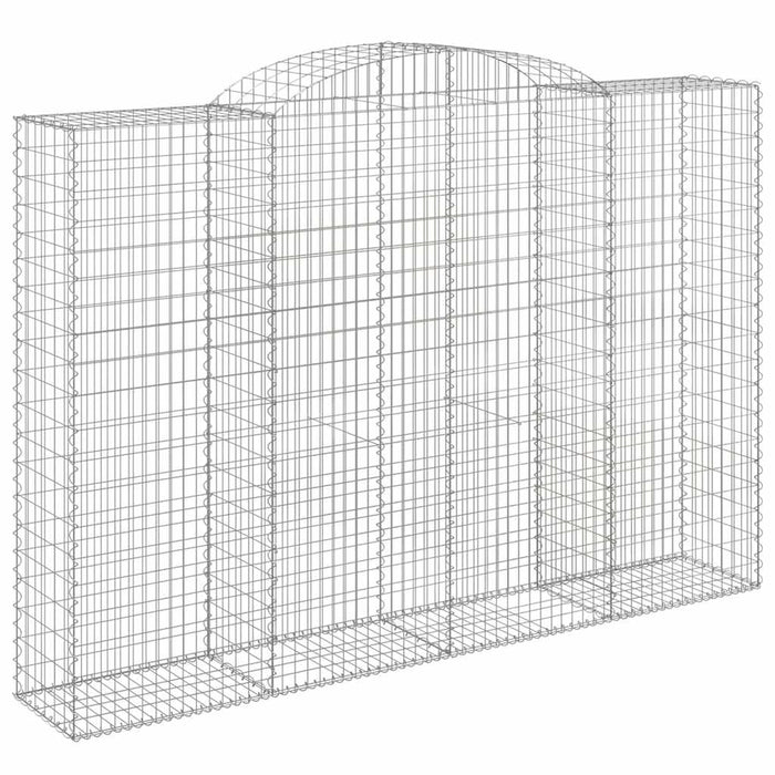 Coșuri gabion arcuite 12 buc. 300x50x200/220 cm fier galvanizat - WALTI WALTI