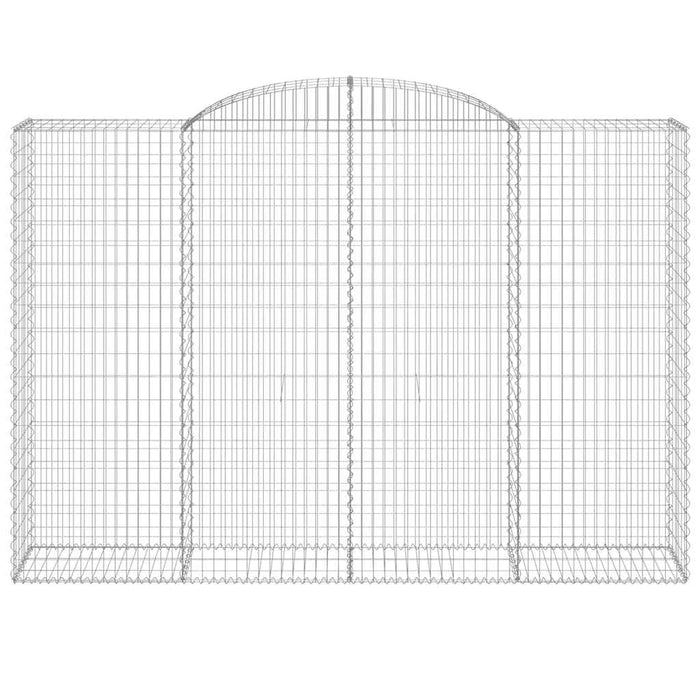 Coșuri gabion arcuite 12 buc. 300x50x200/220 cm fier galvanizat - WALTI WALTI