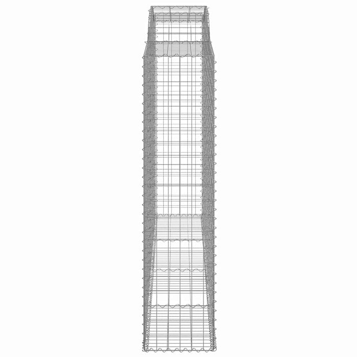 Coșuri gabion arcuite 12 buc. 300x50x200/220 cm fier galvanizat - WALTI WALTI
