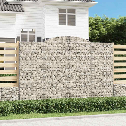 Coșuri gabion arcuite 12 buc. 300x50x200/220 cm fier galvanizat - WALTI WALTI