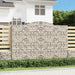 Coșuri gabion arcuite 12 buc. 300x50x200/220 cm fier galvanizat - WALTI WALTI
