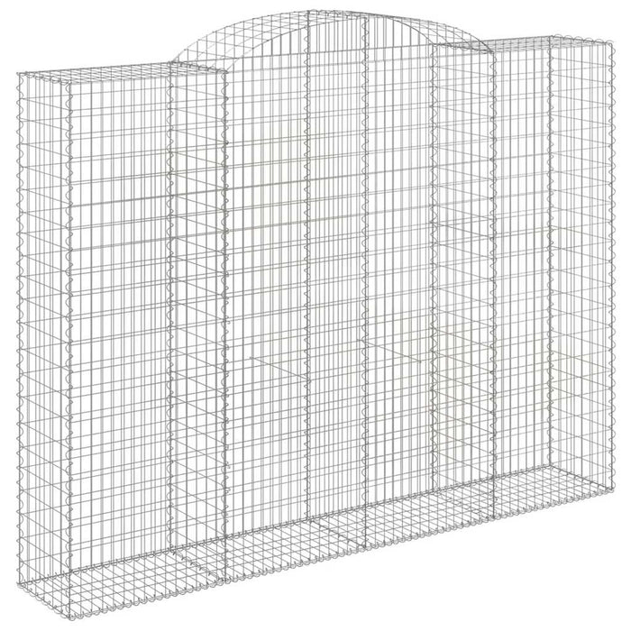 Coșuri gabion arcuite, 4 buc, 300x50x220/240cm, fier galvanizat - WALTI WALTI