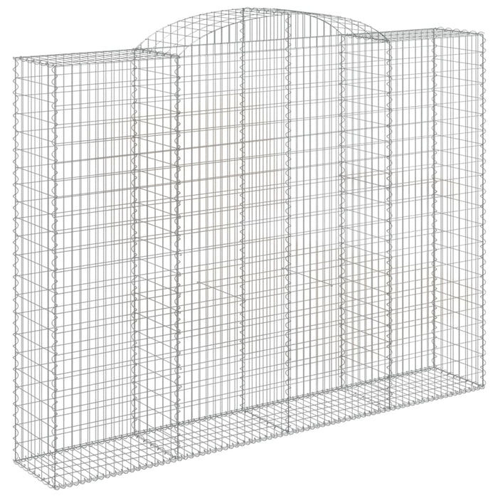 Coșuri gabion arcuite, 13 buc 300x50x220/240cm, fier galvanizat - WALTI WALTI