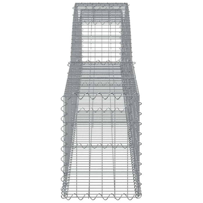 Coșuri gabion arcuite 2 buc, 400x30x40/60 cm, fier galvanizat - WALTI WALTI