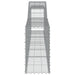 Coșuri gabion arcuite 2 buc, 400x30x60/80 cm, fier galvanizat - WALTI WALTI
