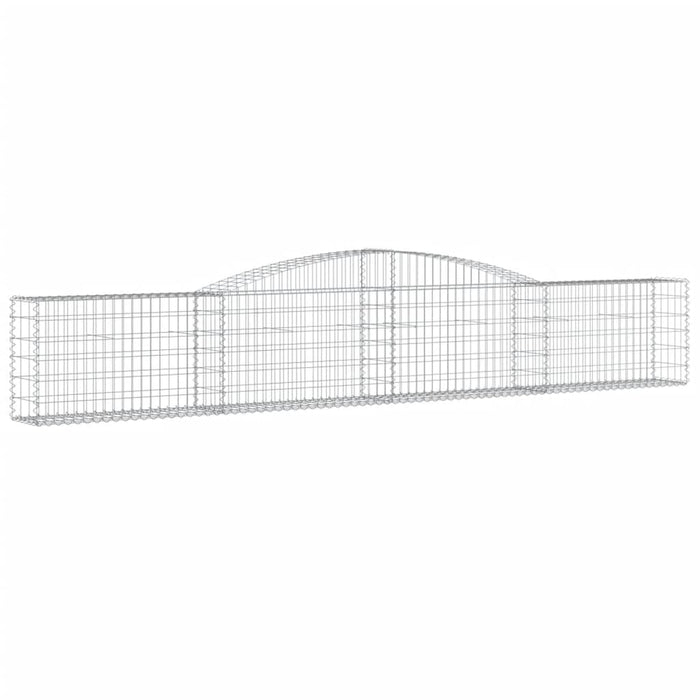Coșuri gabion arcuite 3 buc, 400x30x60/80 cm, fier galvanizat - WALTI WALTI