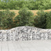 Coșuri gabion arcuite 3 buc, 400x30x60/80 cm, fier galvanizat - WALTI WALTI