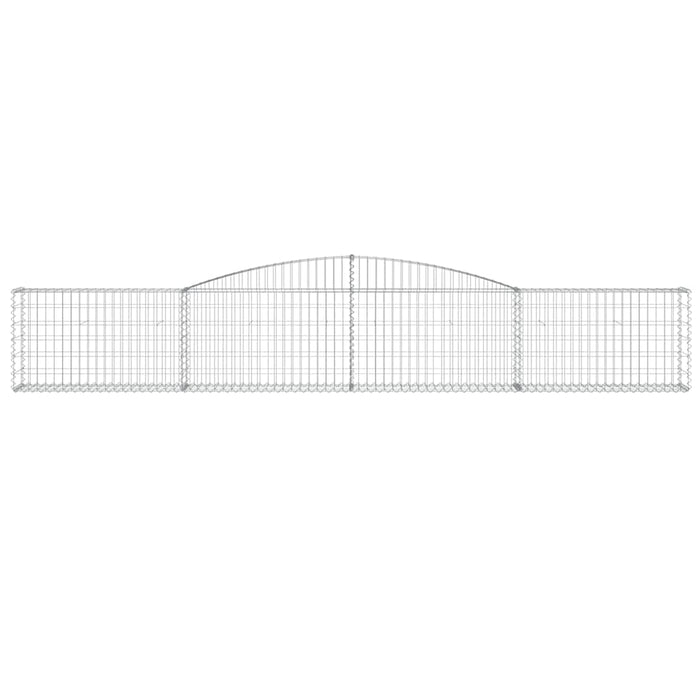 Coșuri gabion arcuite 4 buc, 400x30x60/80 cm, fier galvanizat - WALTI WALTI
