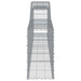 Coșuri gabion arcuite 4 buc, 400x30x60/80 cm, fier galvanizat - WALTI WALTI