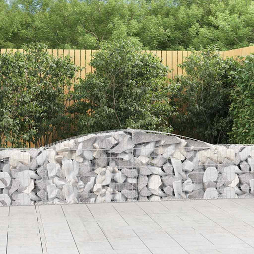 Coșuri gabion arcuite 4 buc, 400x30x60/80 cm, fier galvanizat - WALTI WALTI