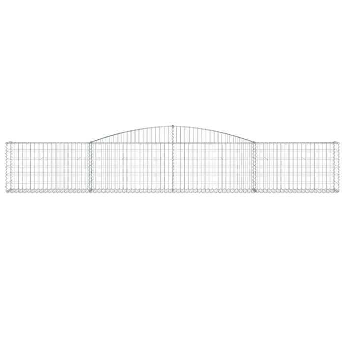 Coșuri gabion arcuite 7 buc, 400x30x60/80 cm, fier galvanizat - WALTI WALTI