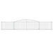 Coșuri gabion arcuite 7 buc, 400x30x60/80 cm, fier galvanizat - WALTI WALTI
