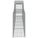 Coșuri gabion arcuite 7 buc, 400x30x60/80 cm, fier galvanizat - WALTI WALTI