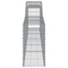 Coșuri gabion arcuite 8 buc, 400x30x60/80 cm, fier galvanizat - WALTI WALTI