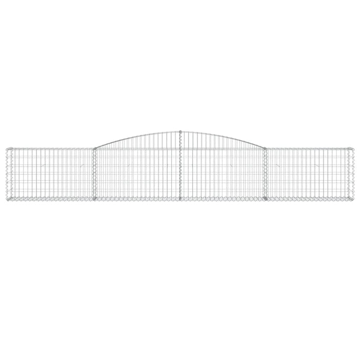 Coșuri gabion arcuite 15 buc, 400x30x60/80 cm, fier galvanizat - WALTI WALTI
