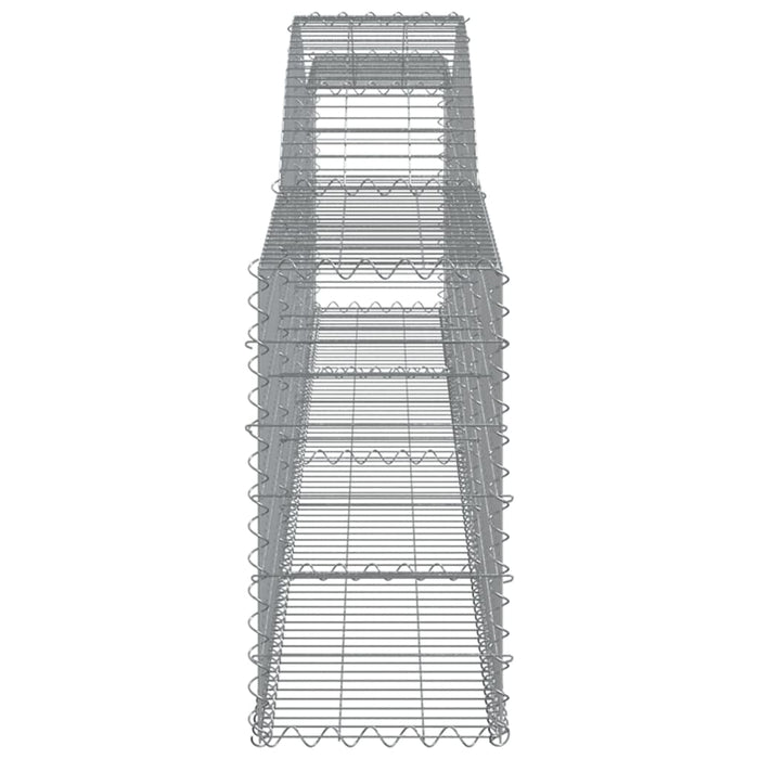 Coșuri gabion arcuite 15 buc, 400x30x60/80 cm, fier galvanizat - WALTI WALTI