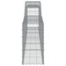 Coșuri gabion arcuite 15 buc, 400x30x60/80 cm, fier galvanizat - WALTI WALTI